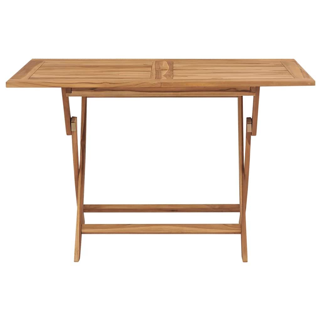 Mesa plegable de jardín madera maciza de teca