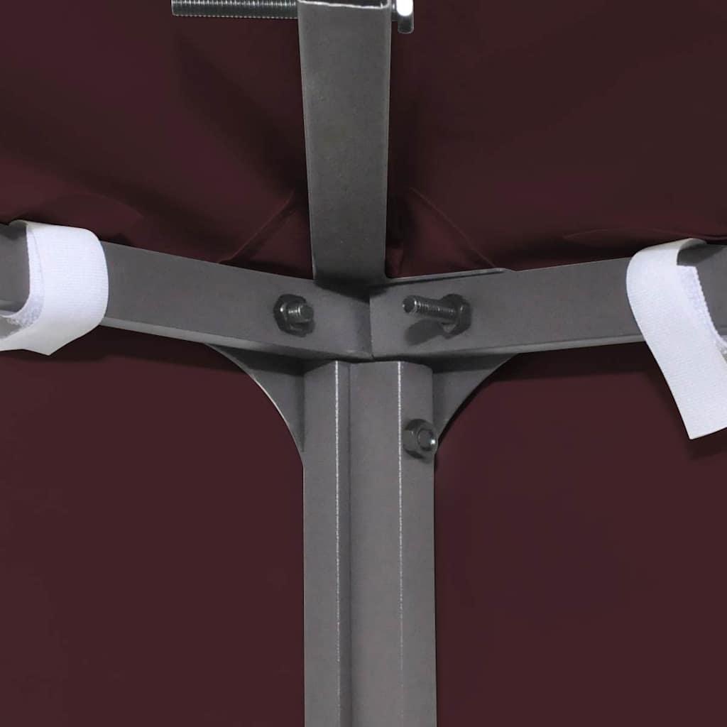 Toldo de cenador 2 niveles 310 g/m² 4x3 m gris antracita