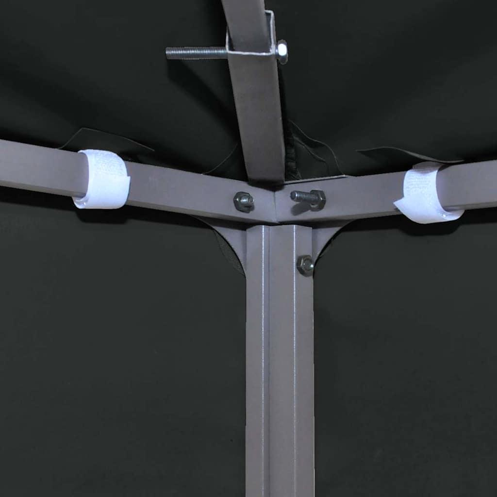 Toldo de cenador 2 niveles 310 g/m² 4x3 m gris antracita