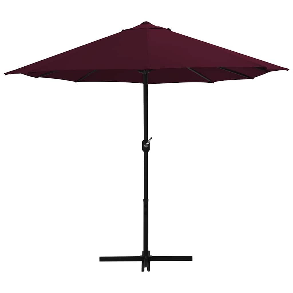Sombrilla de jardín con palo de aluminio gris antracita 500 cm