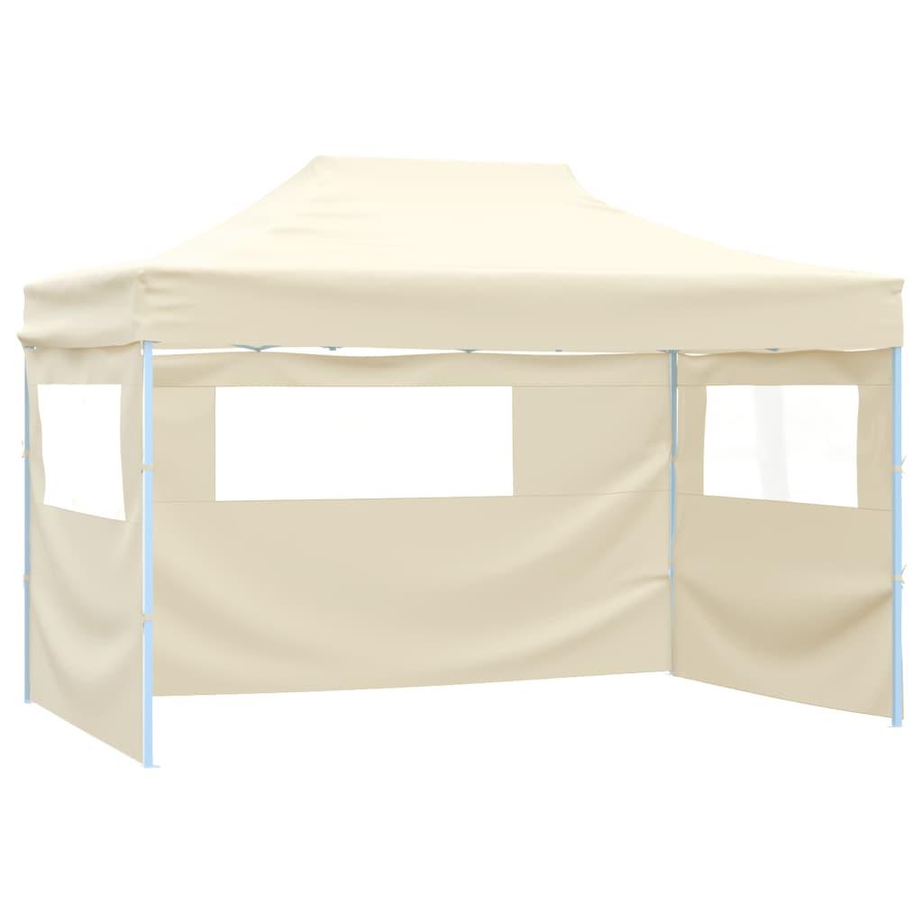 Carpa pleglable con 3 paredes