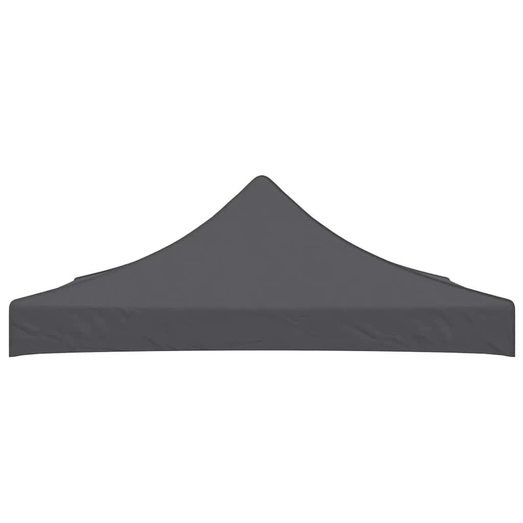 Techo de carpa para celebraciones 3x3 m gris antracita