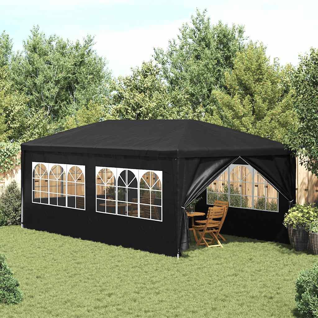 Carpa para fiestas gris antracita 3x6 m