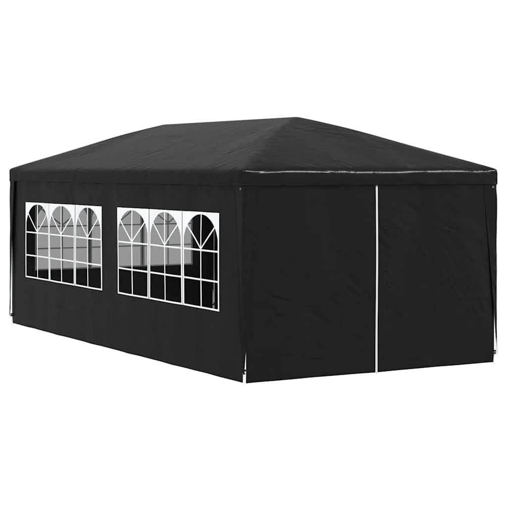 Carpa para fiestas gris antracita 3x6 m