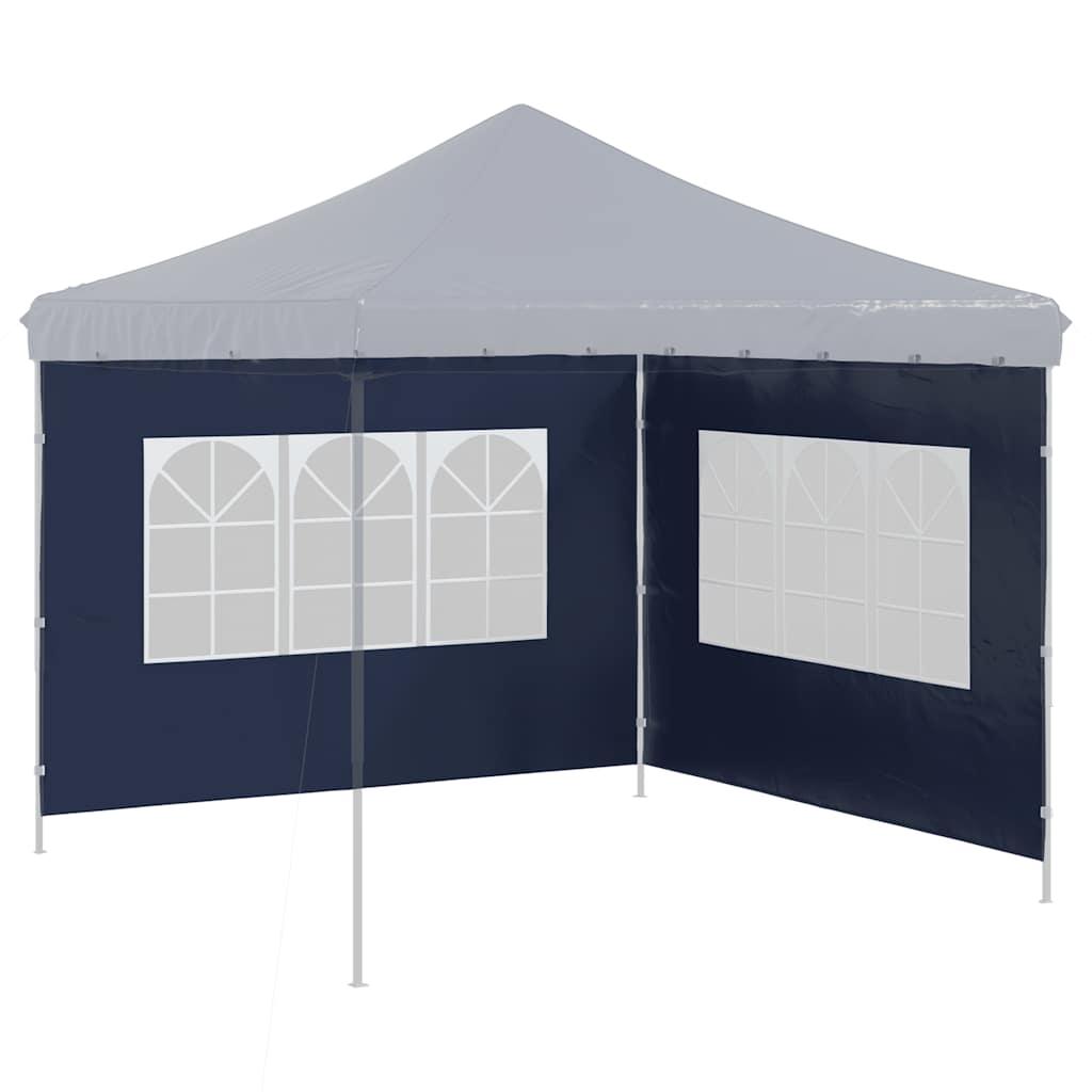 Paredes de carpa para fiestas con ventana 2 uds PE azul