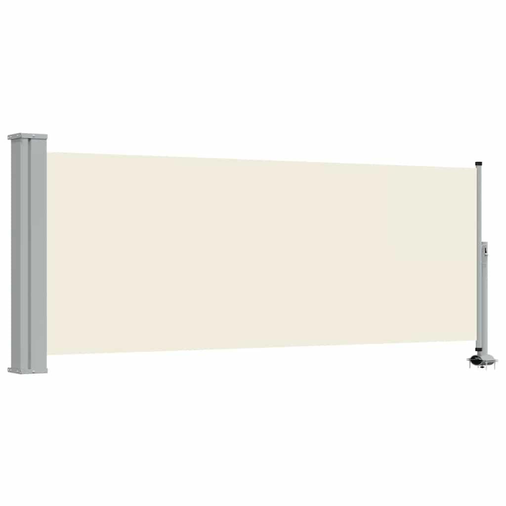 Toldo lateral retráctil para patio gris antracita 140x1200 cm