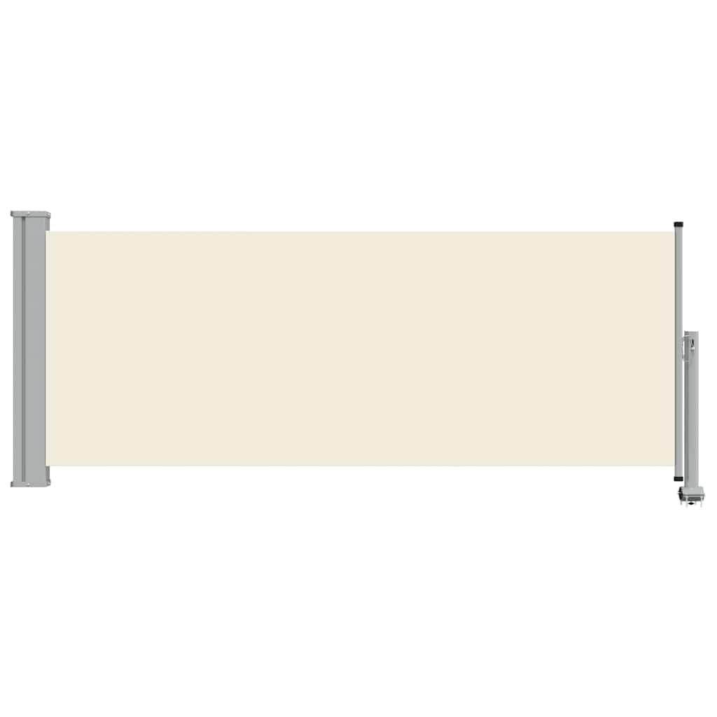 Toldo lateral retráctil para patio gris antracita 140x1200 cm