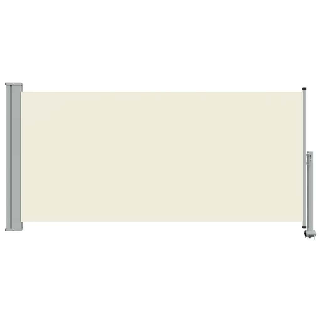 Toldo lateral retráctil para patio gris antracita 140x1200 cm