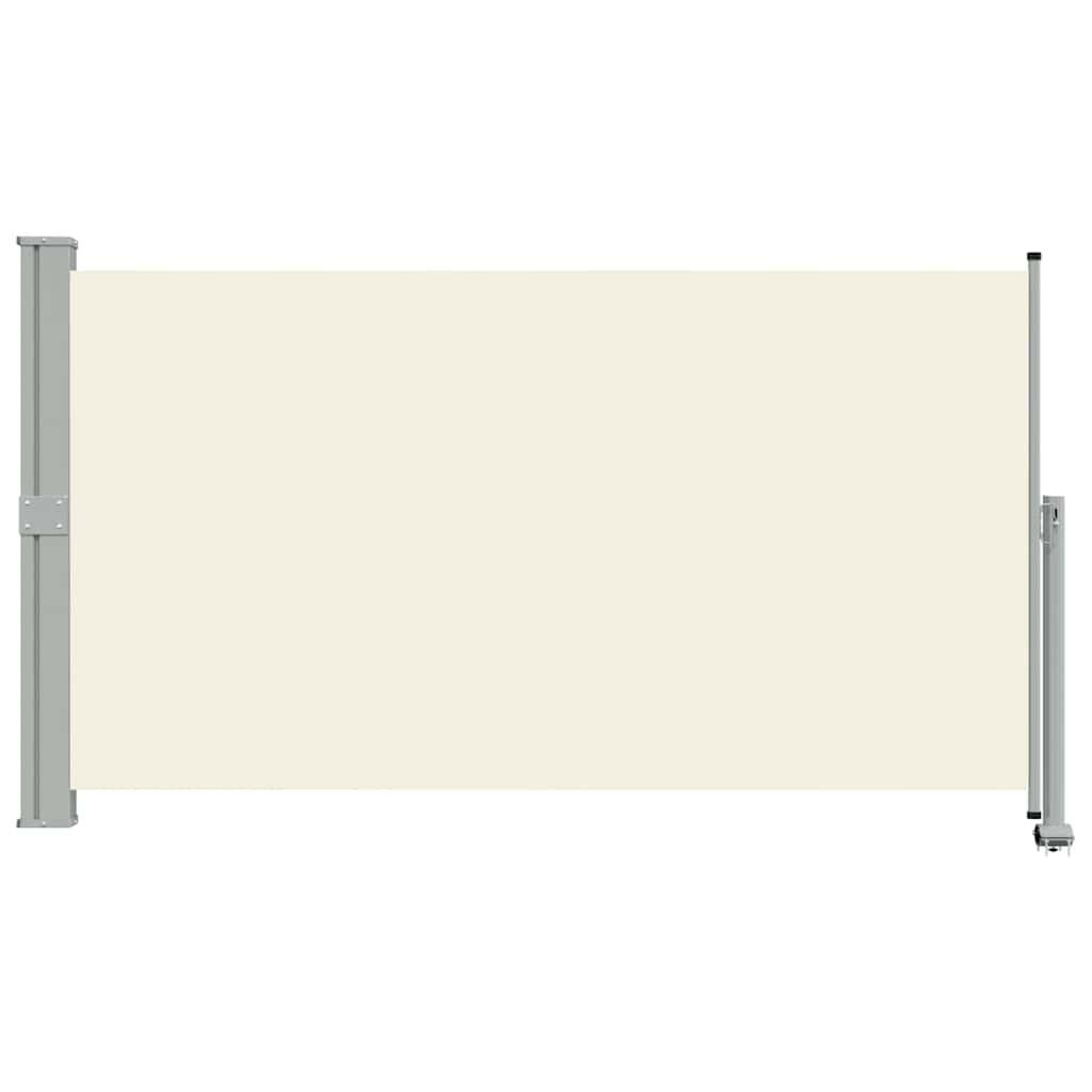 Toldo lateral retráctil para patio gris antracita 140x1200 cm
