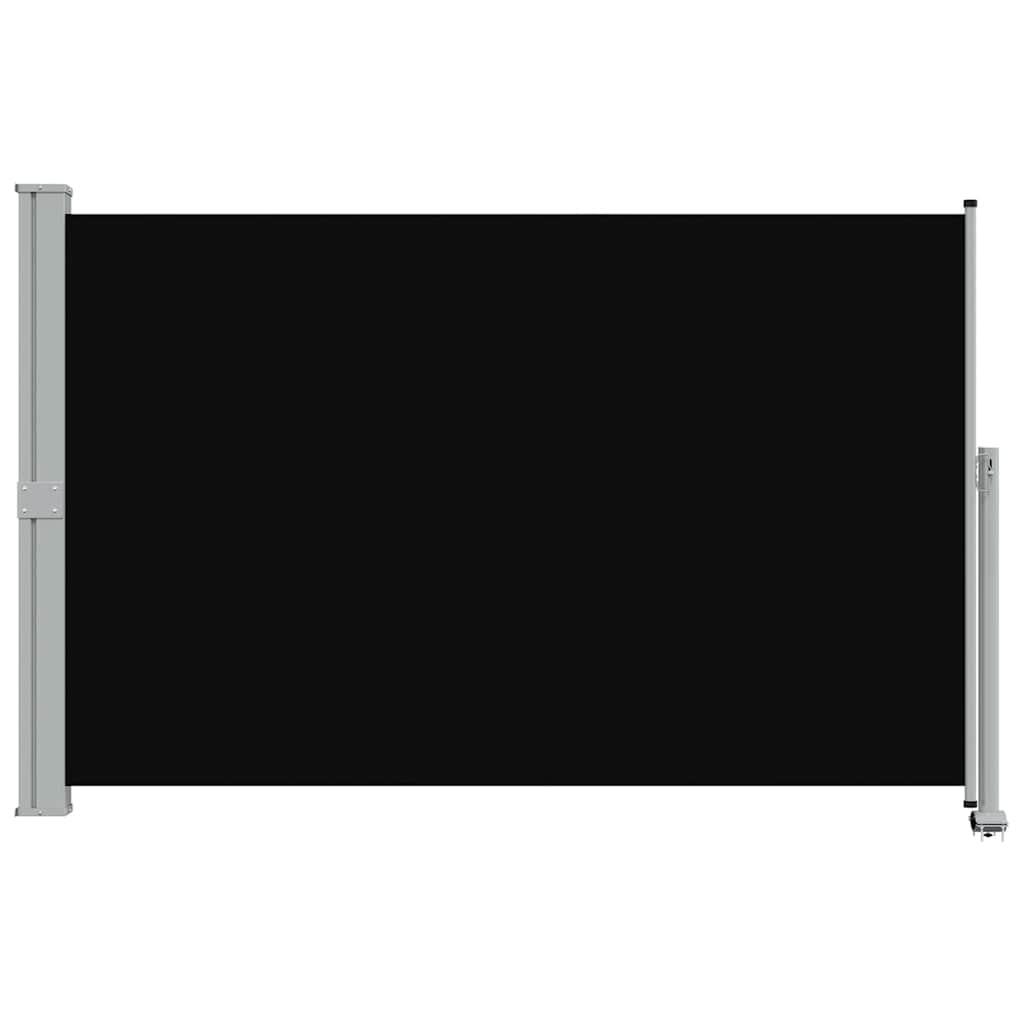 Toldo lateral retráctil para patio gris antracita 140x1200 cm