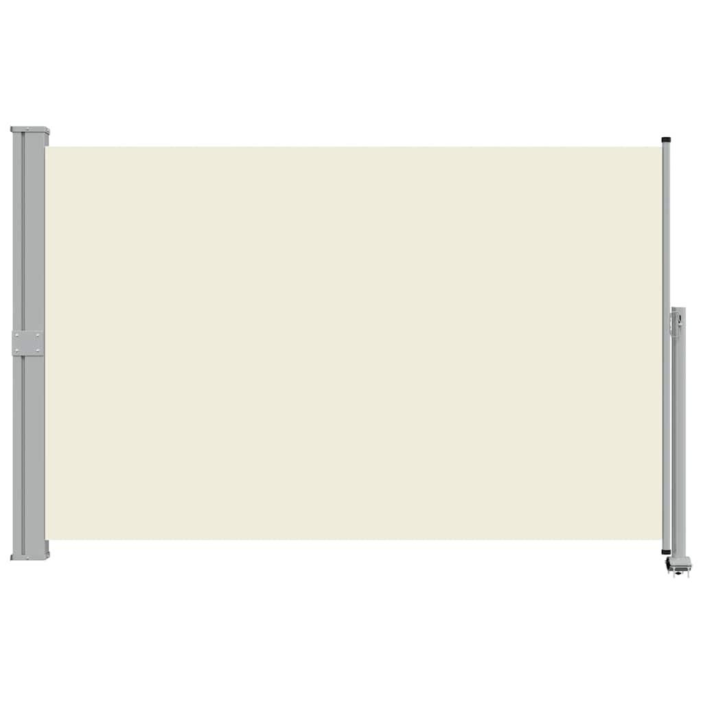 Toldo lateral retráctil para patio gris antracita 140x1200 cm