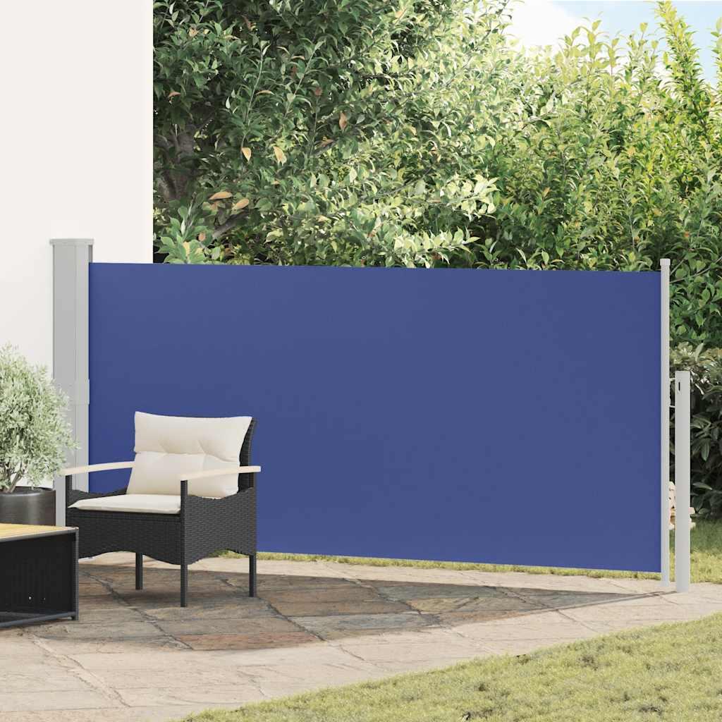Toldo lateral retráctil verde oscuro 140x300 cm