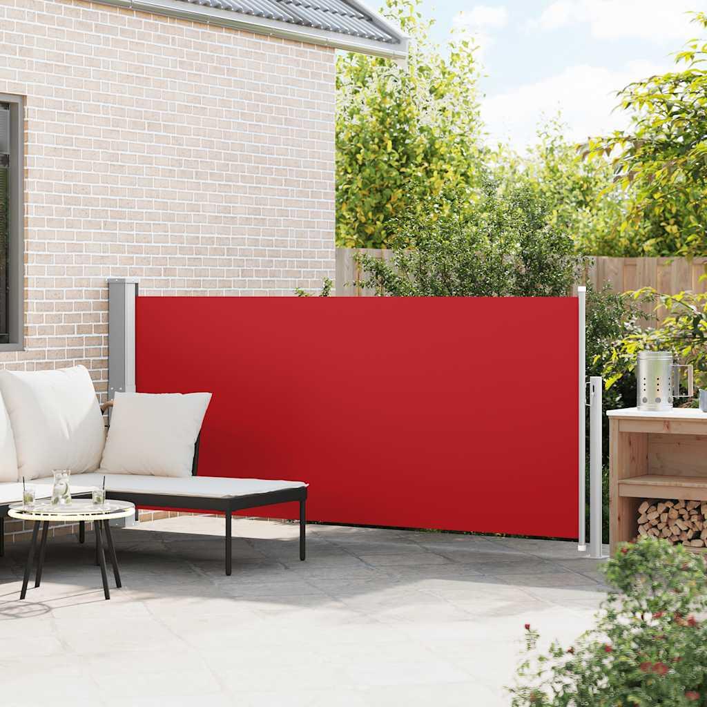 Toldo lateral retráctil verde oscuro 140x300 cm