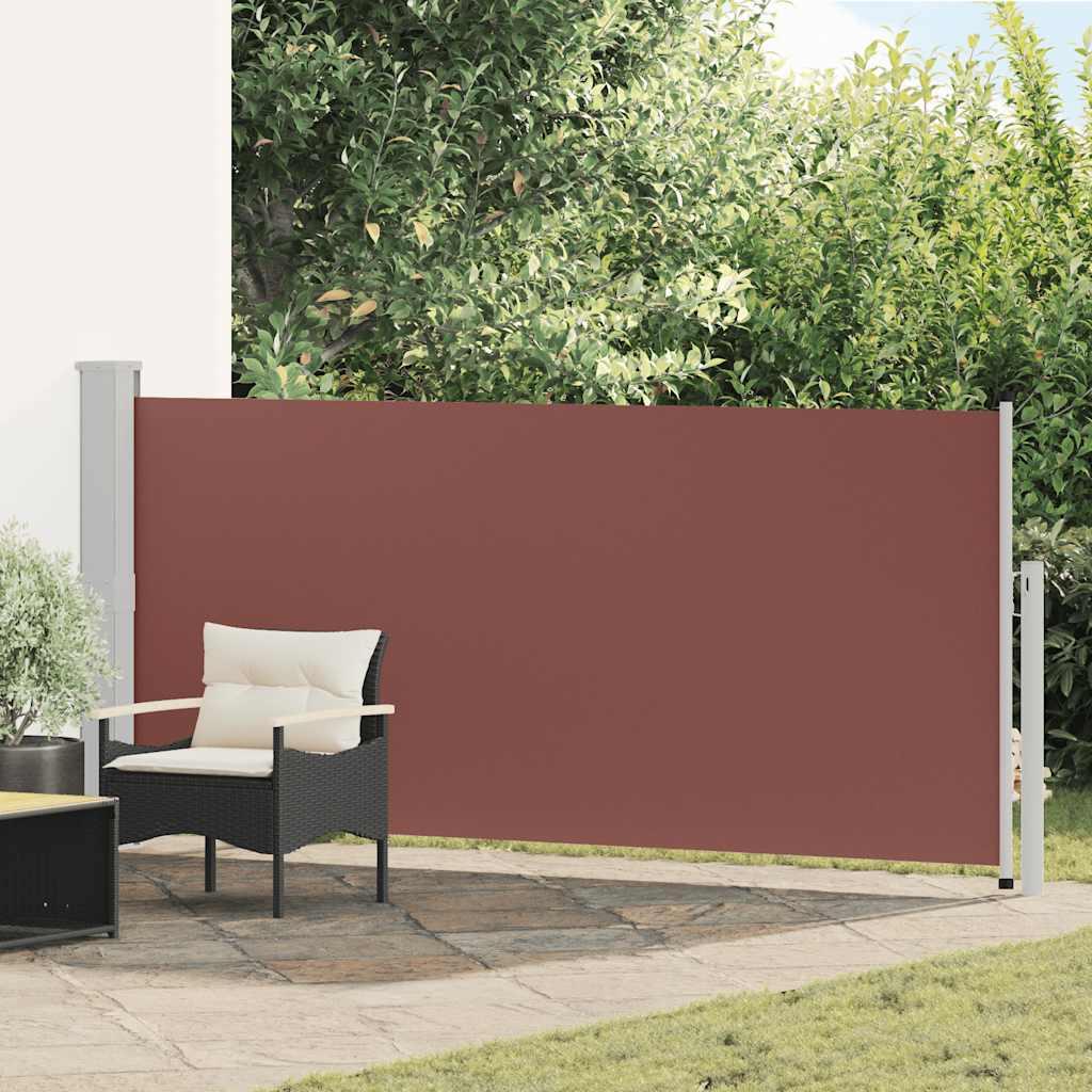 Toldo lateral retráctil verde oscuro 140x300 cm