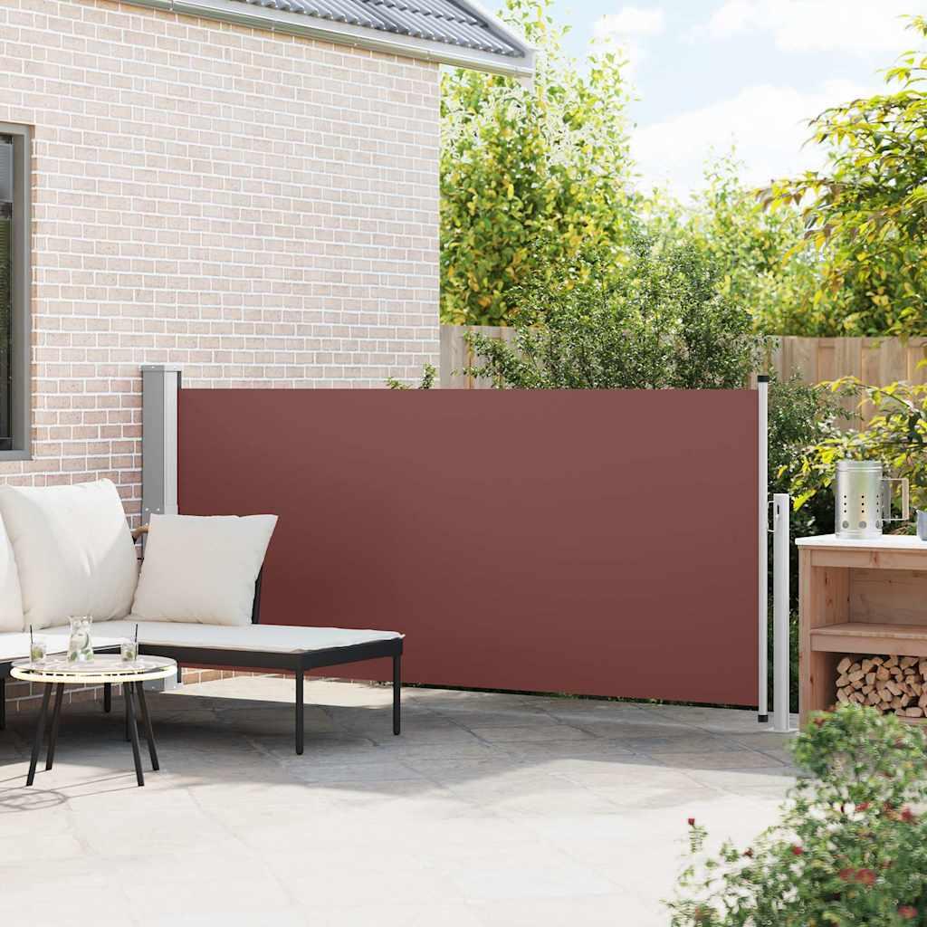 Toldo lateral retráctil verde oscuro 140x300 cm