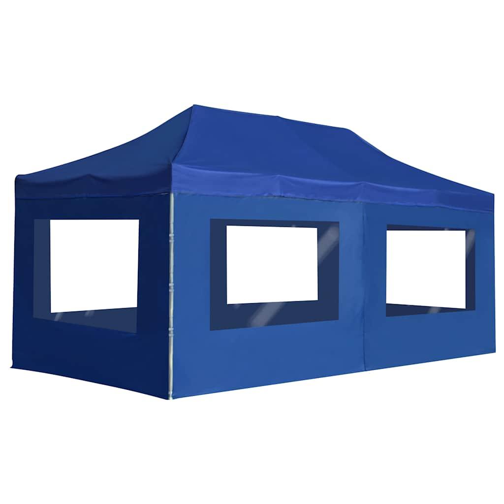 Carpa plegable profesional paredes aluminio color crema 2x2 m