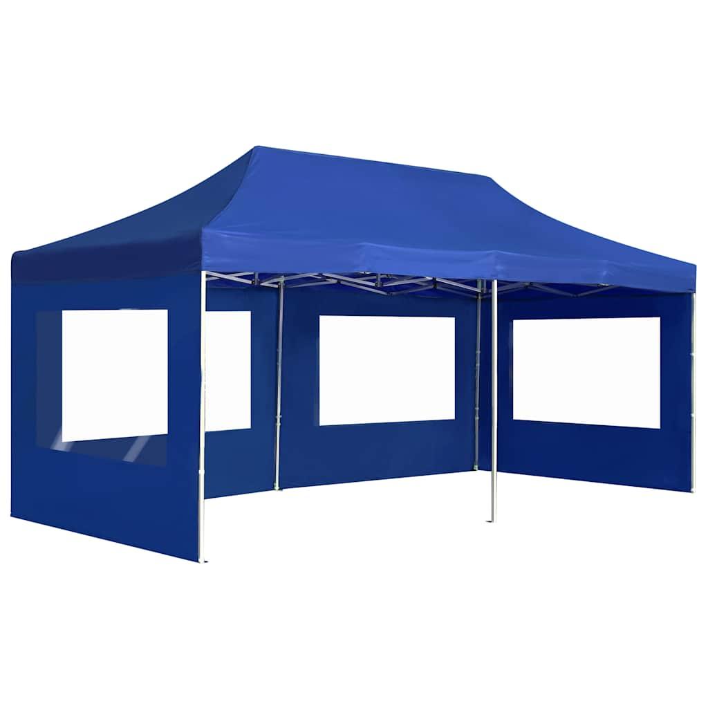 Carpa plegable profesional paredes aluminio color crema 2x2 m