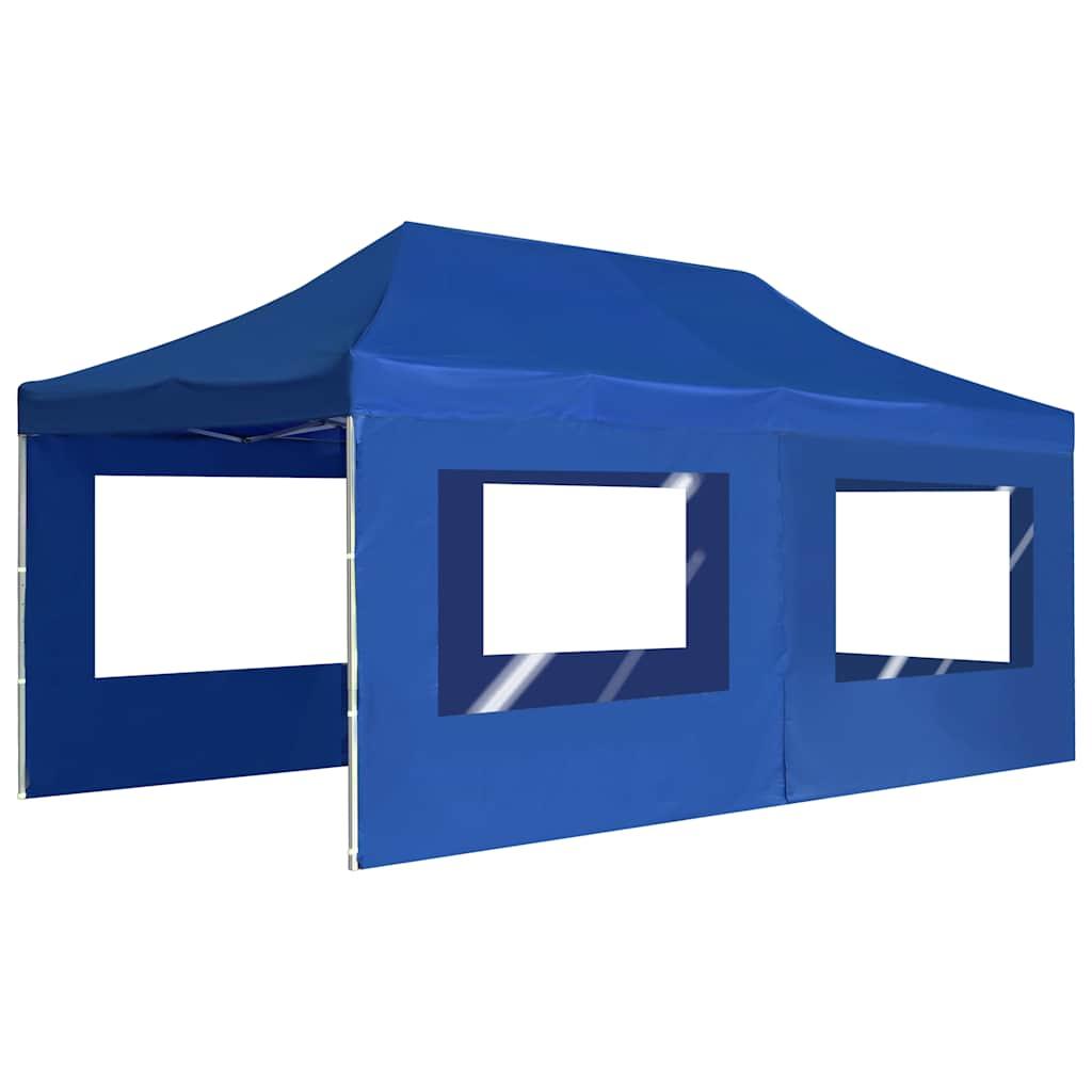 Carpa plegable profesional paredes aluminio color crema 2x2 m