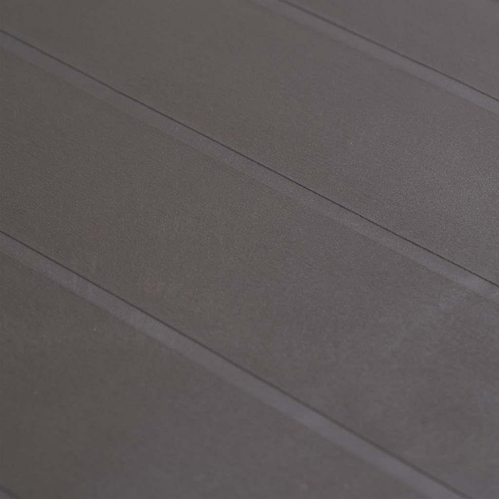 Mesa de jardín plástico aspecto ratán gris antracita 79x79x72 cm