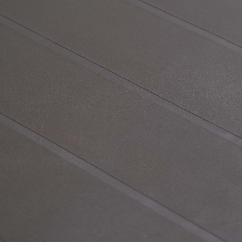 Mesa de jardín plástico aspecto ratán gris antracita 79x79x72 cm