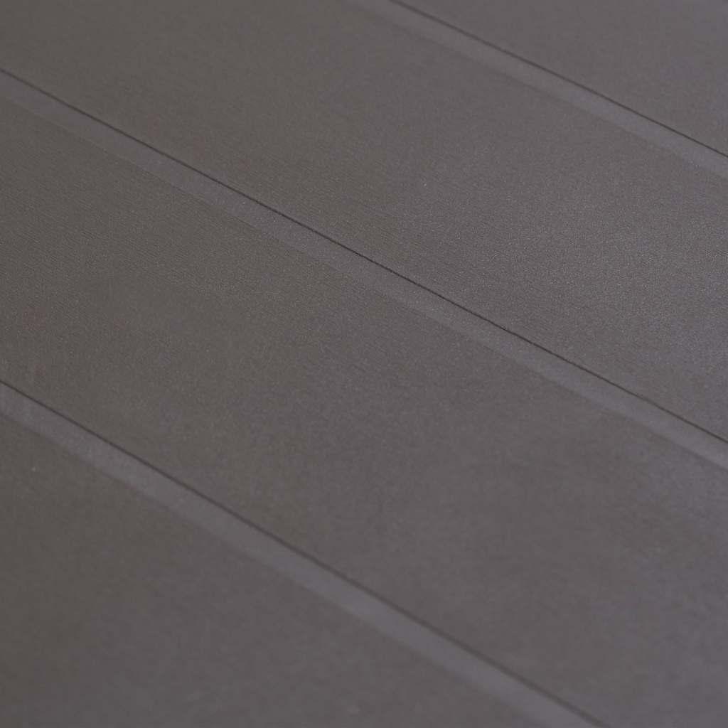 Mesa de jardín plástico aspecto ratán gris antracita 79x79x72 cm