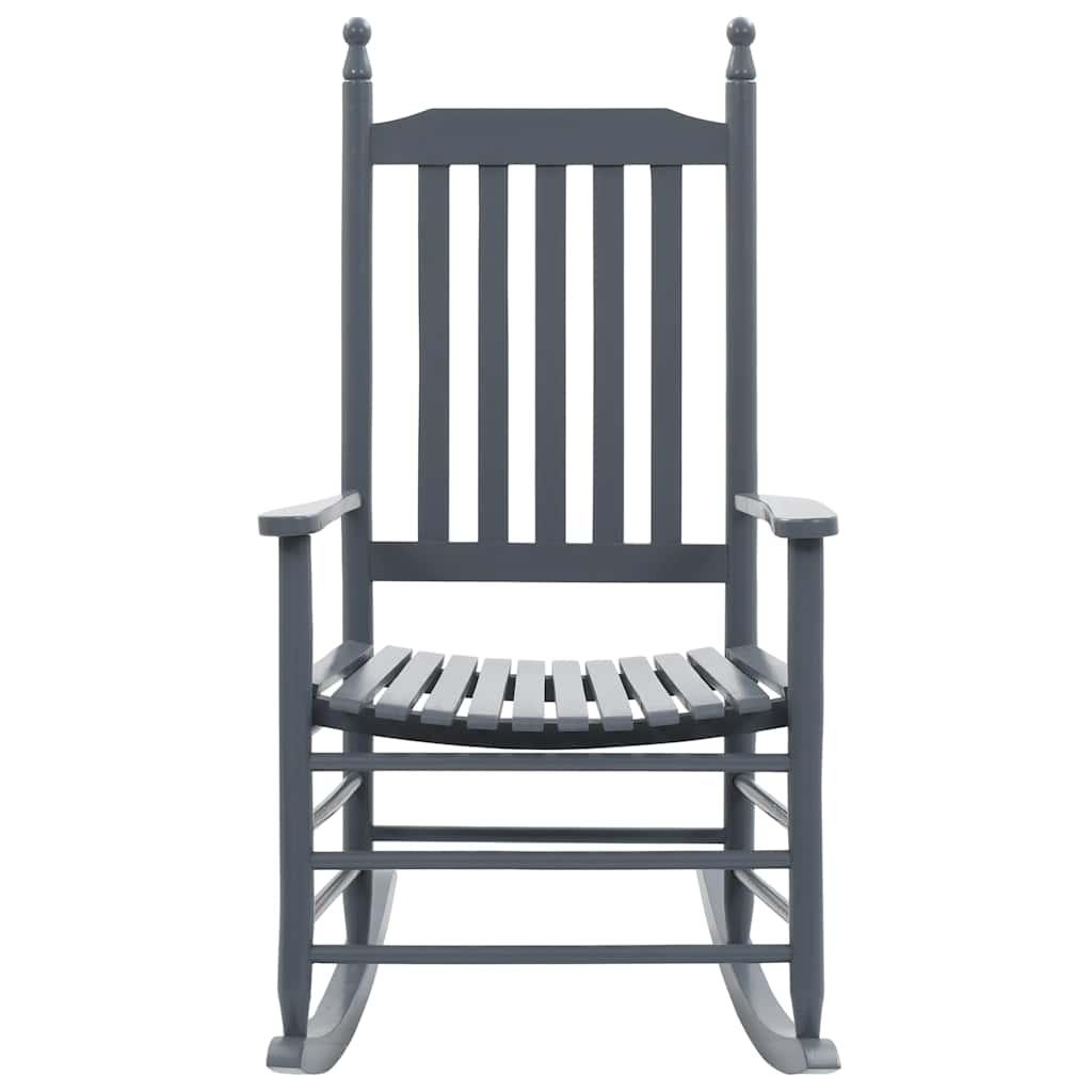 Mecedora con asiento curvo madera de álamo marrón