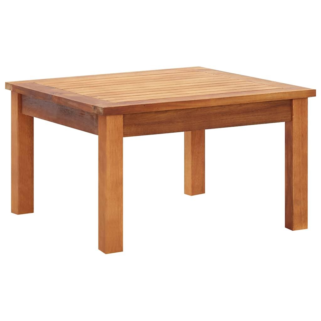 Mesa de centro de jardín madera maciza de acacia 110x110x45 cm
