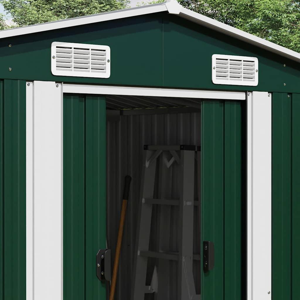 Cobertizo de jardín acero galvanizado 257x779x181 cm
