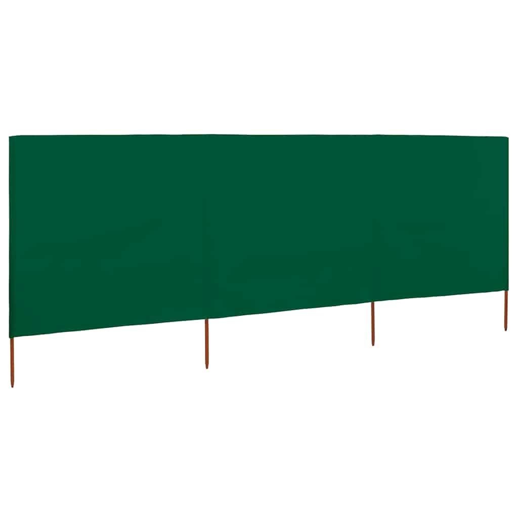 Paravientos de playa de 3 paneles tela gris taupe 400x80 cm