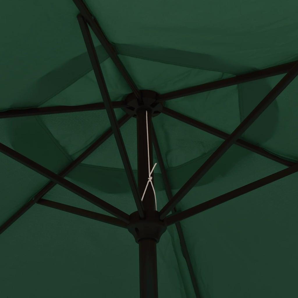 Sombrilla de aluminio gris antracita 200x224 cm