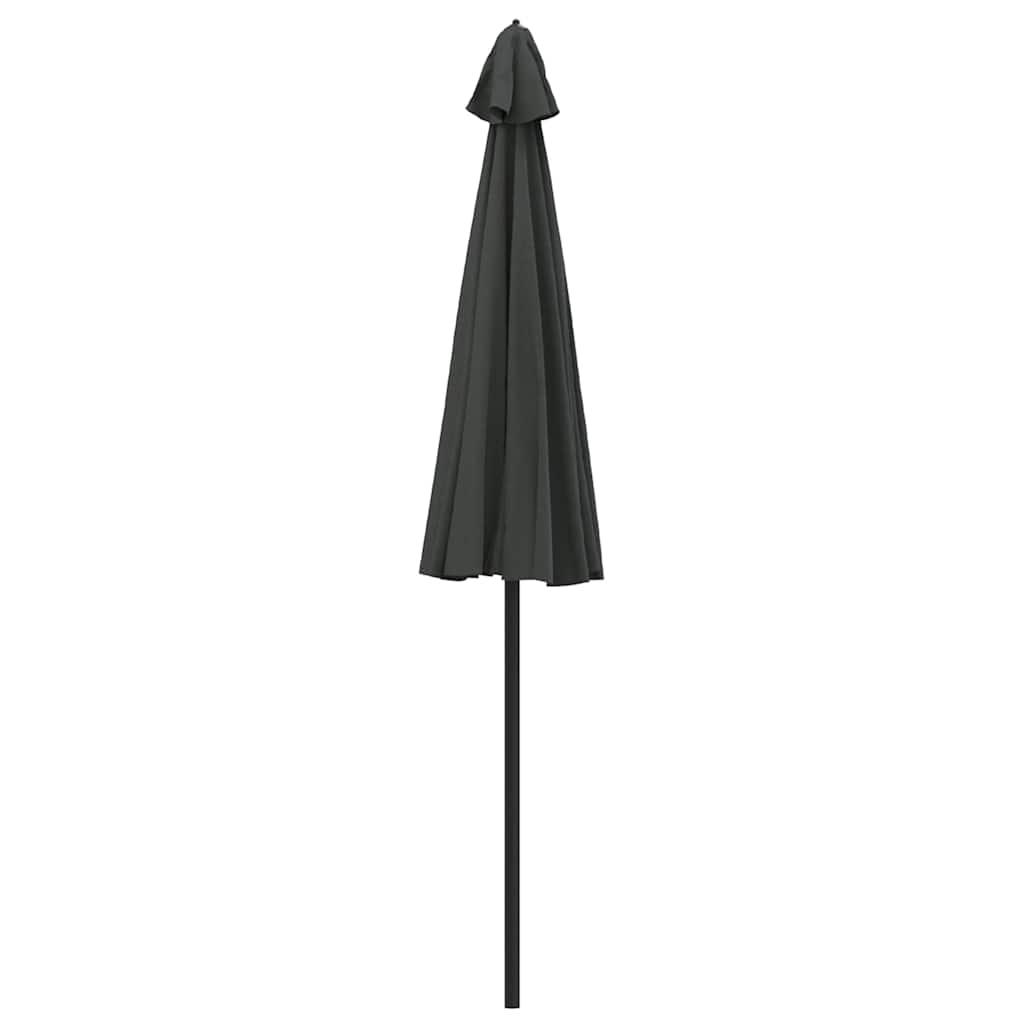 Sombrilla de jardín con palo de aluminio gris antracita 500 cm