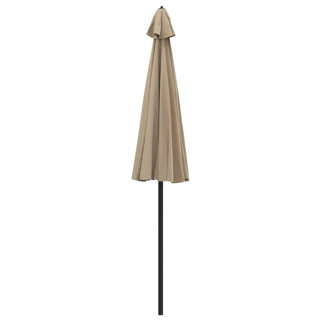 Sombrilla de jardín con palo de aluminio gris antracita 500 cm