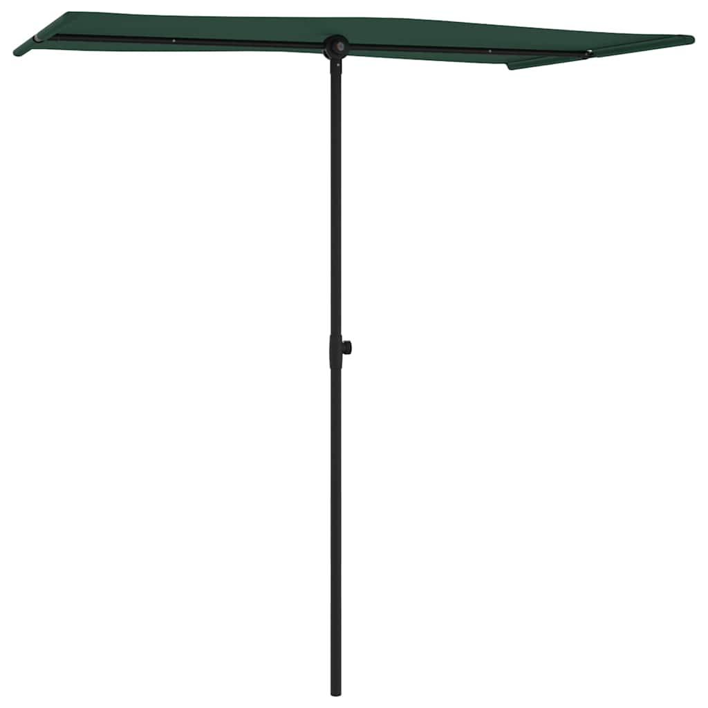 Sombrilla de jardín con palo de aluminio gris antracita 500 cm