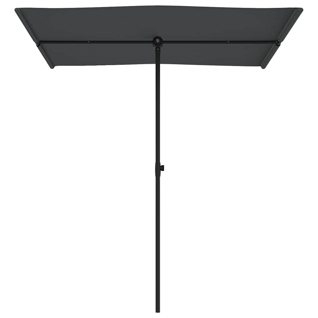 Sombrilla de jardín con palo de aluminio gris antracita 500 cm