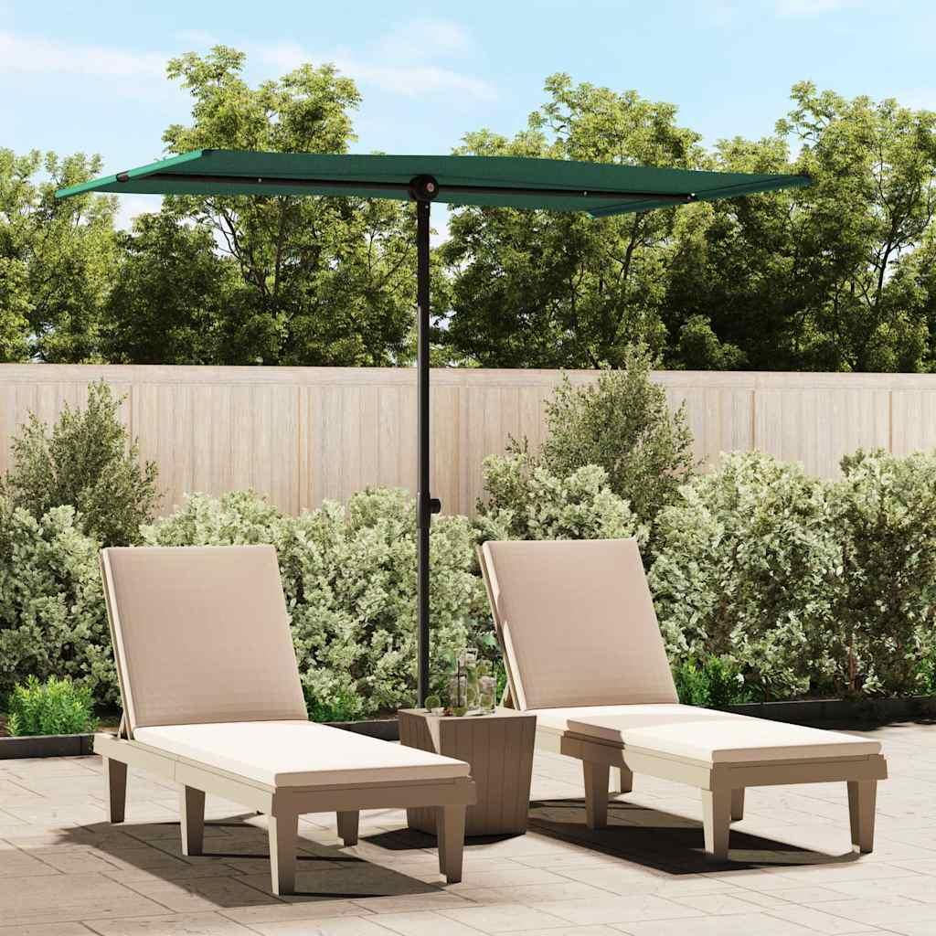 Sombrilla de jardín con palo de aluminio gris antracita 500 cm