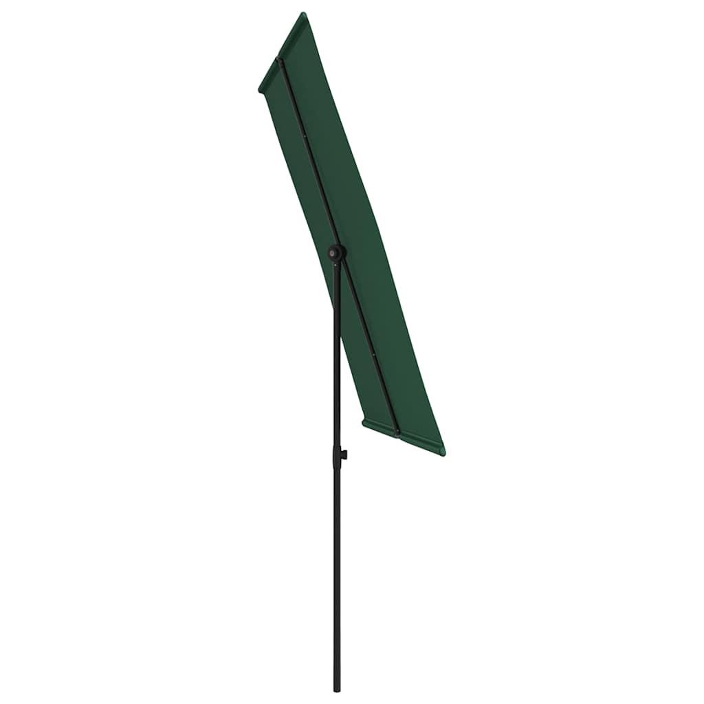 Sombrilla de jardín con palo de aluminio gris antracita 500 cm