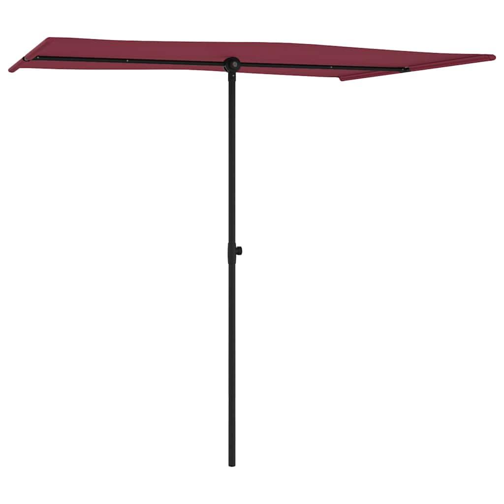 Sombrilla de jardín con palo de aluminio gris antracita 500 cm