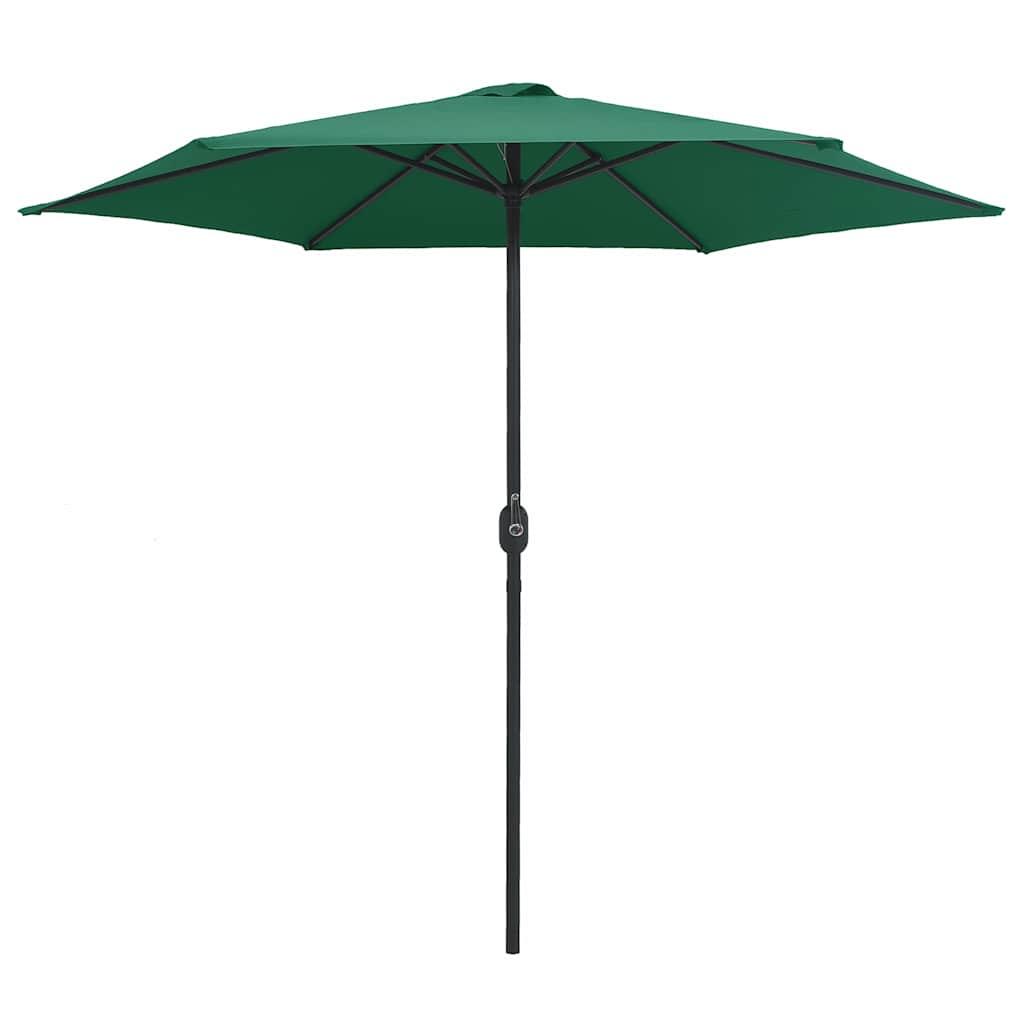 Sombrilla de jardín con palo de aluminio gris antracita 500 cm