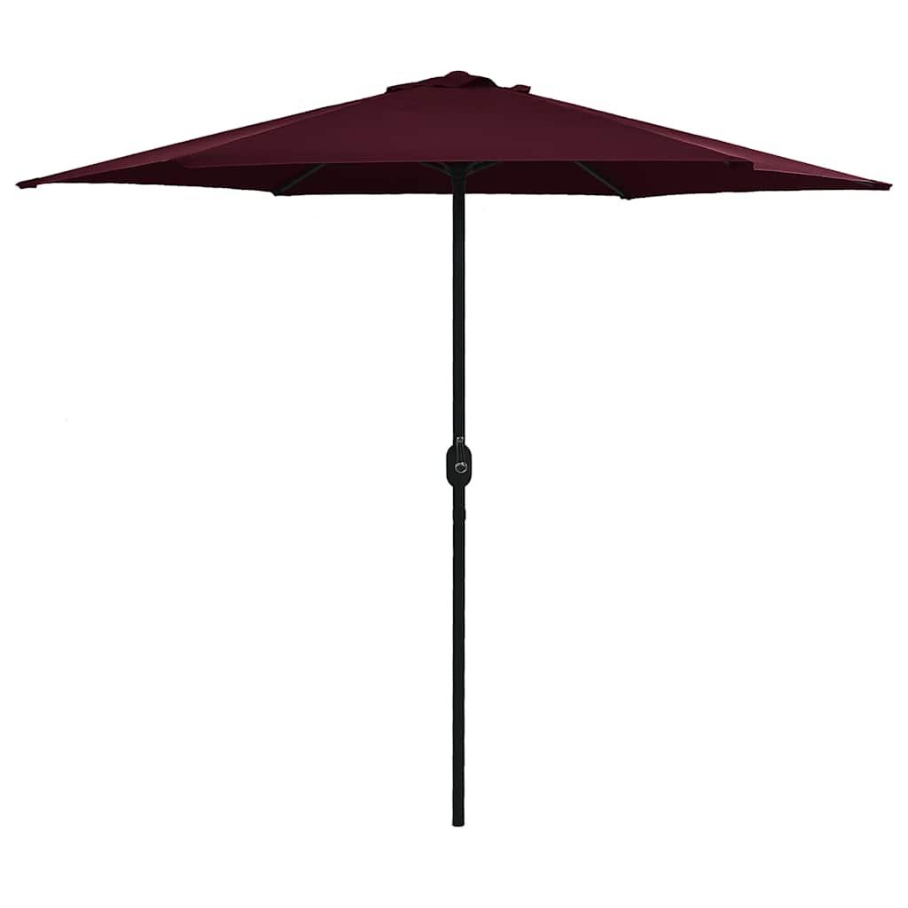 Sombrilla de jardín con palo de aluminio gris antracita 500 cm