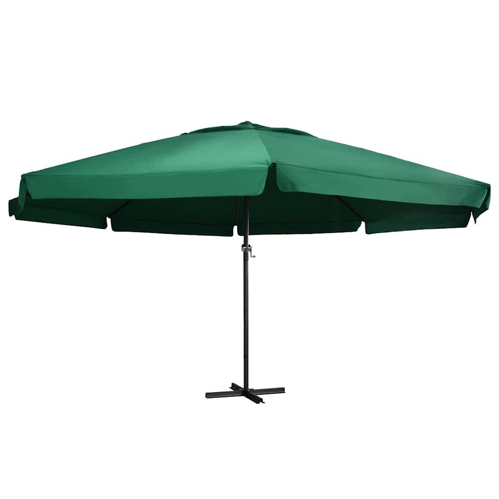 Sombrilla de jardín con palo de aluminio gris antracita 500 cm
