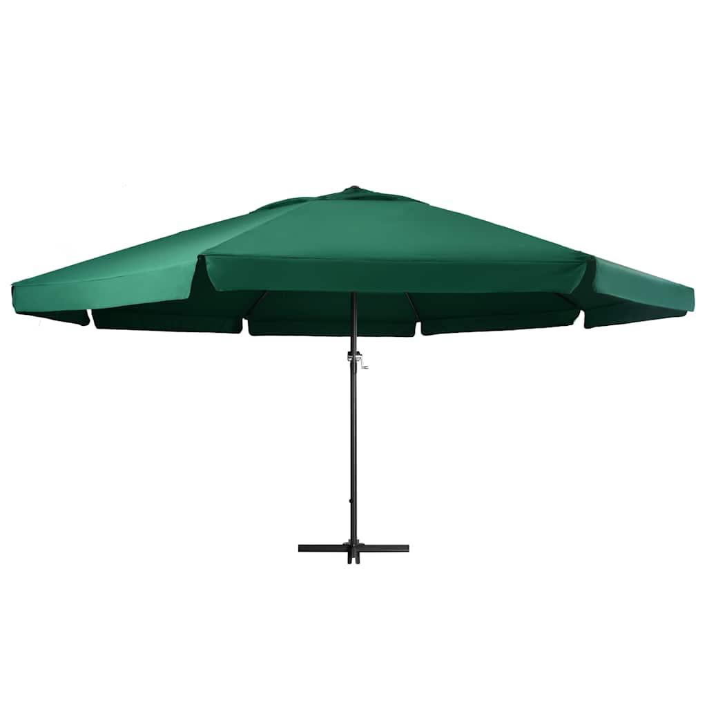 Sombrilla de jardín con palo de aluminio gris antracita 500 cm
