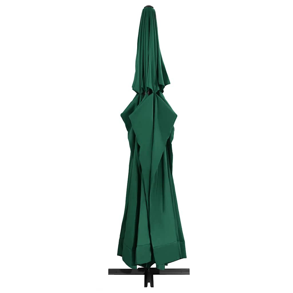 Sombrilla de jardín con palo de aluminio gris antracita 500 cm