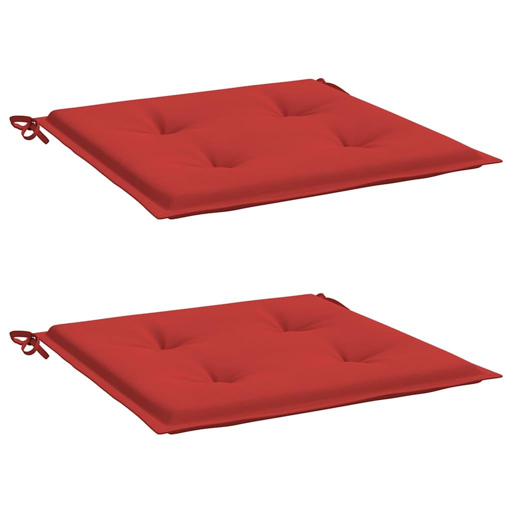 Cojines silla de jardín 2 uds tela Oxford antracita 50x50x3 cm