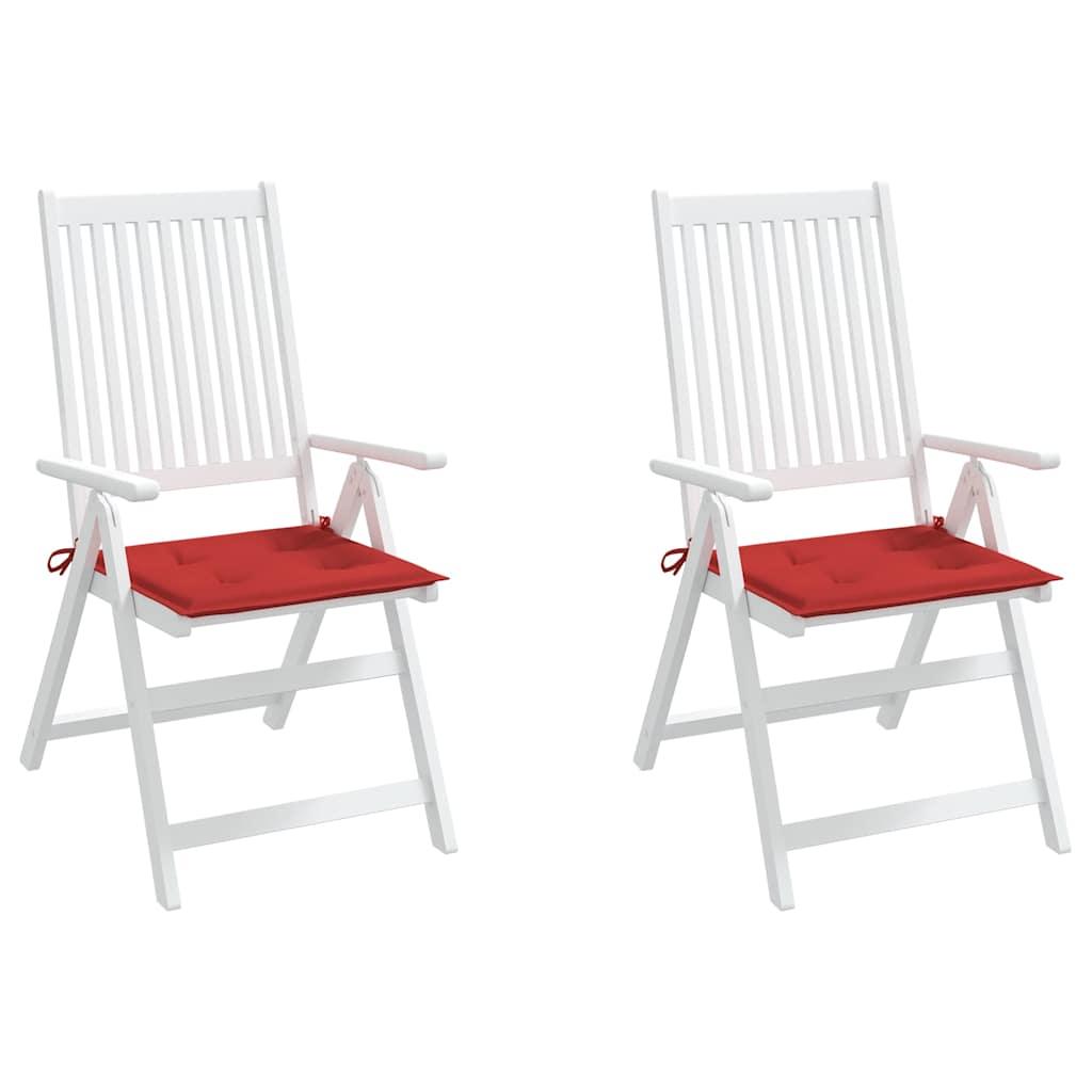 Cojines silla de jardín 2 uds tela Oxford antracita 50x50x3 cm