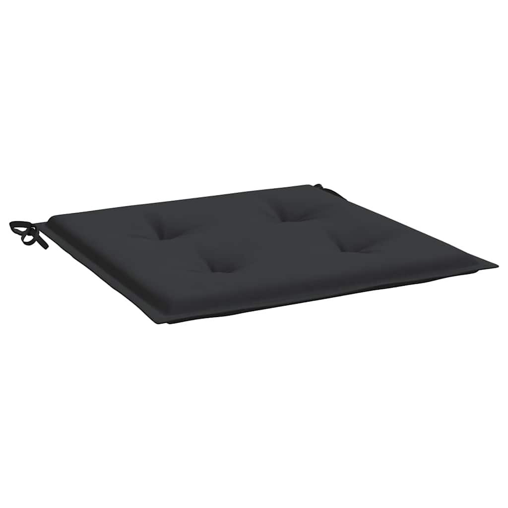 Cojines silla de jardín 2 uds tela Oxford antracita 50x50x3 cm
