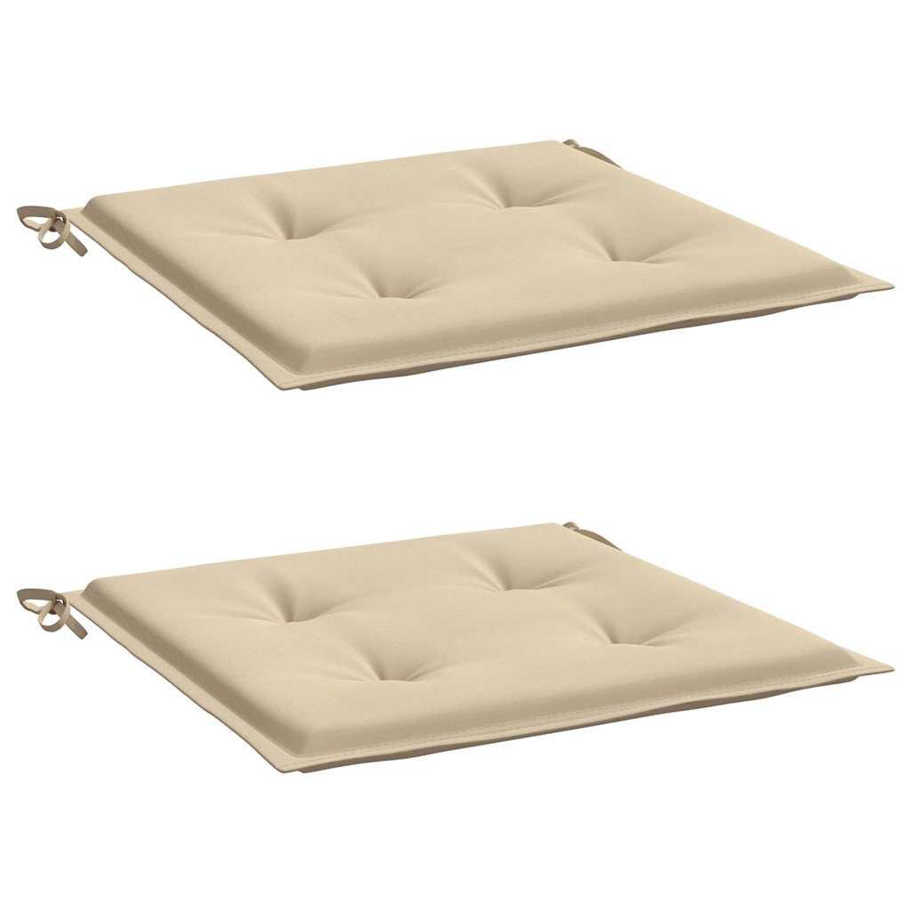 Cojines silla de jardín 2 uds tela Oxford antracita 50x50x3 cm