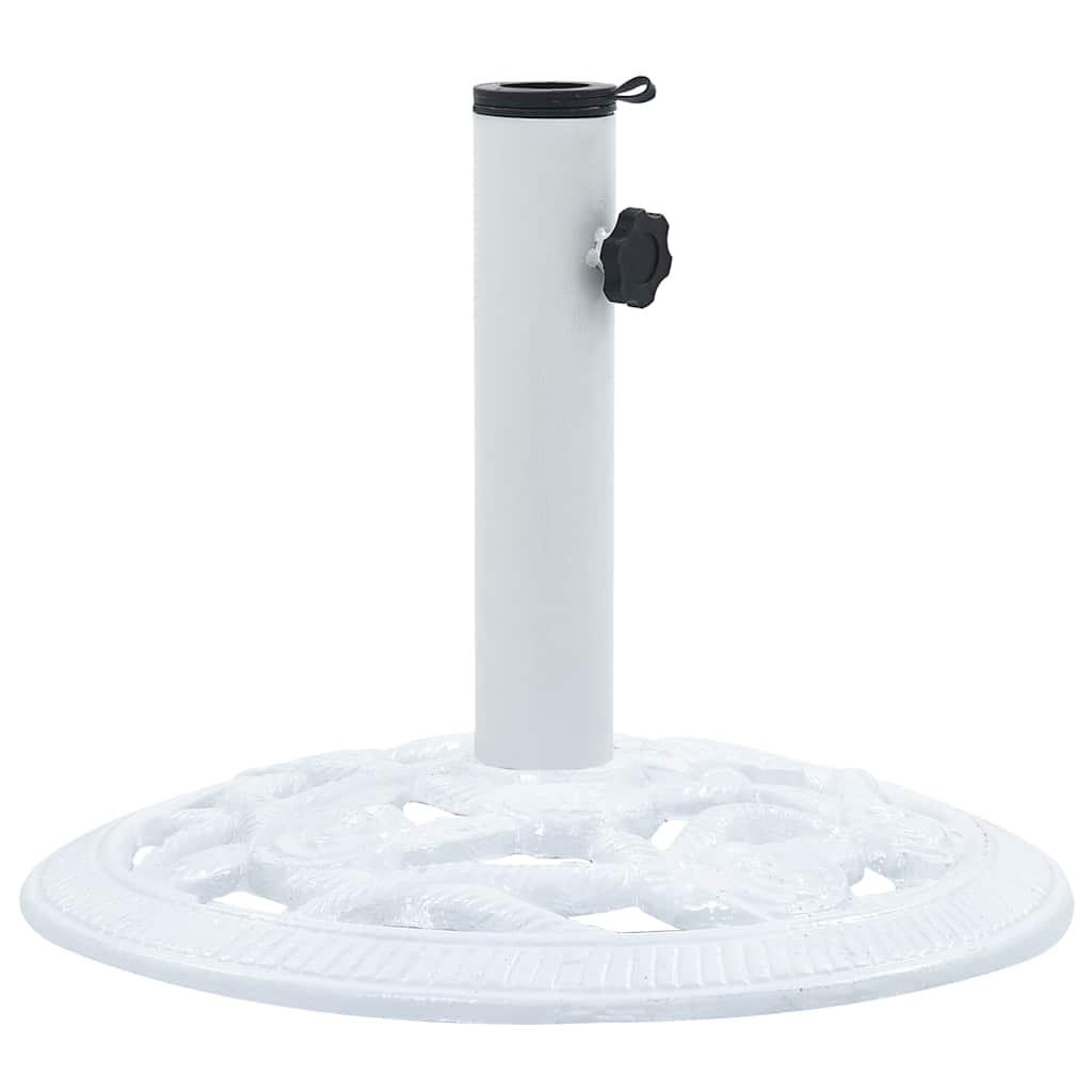 Base de sombrilla de hierro fundido negro y bronce 9 kg 40 cm