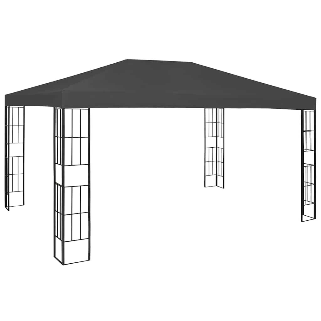 Cenador gris antracita 600x298x270 cm