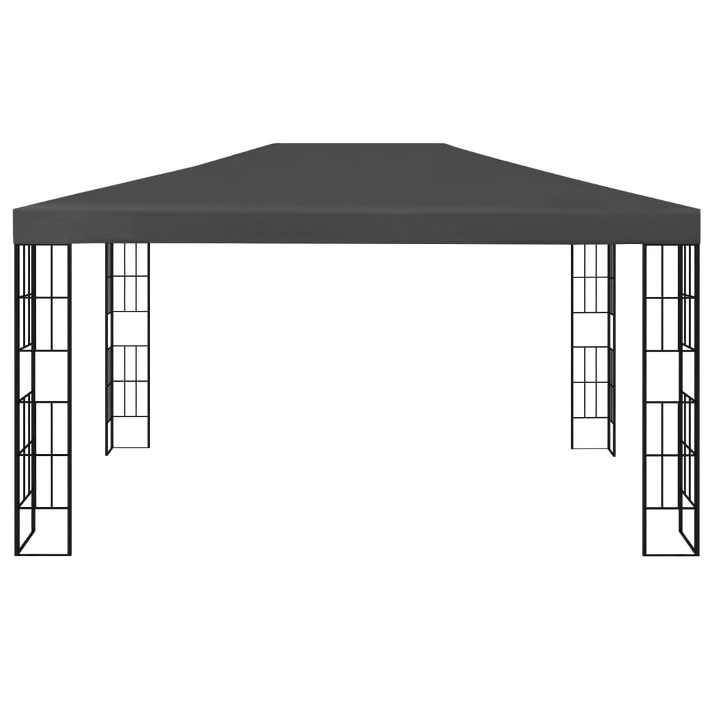 Cenador gris antracita 600x298x270 cm
