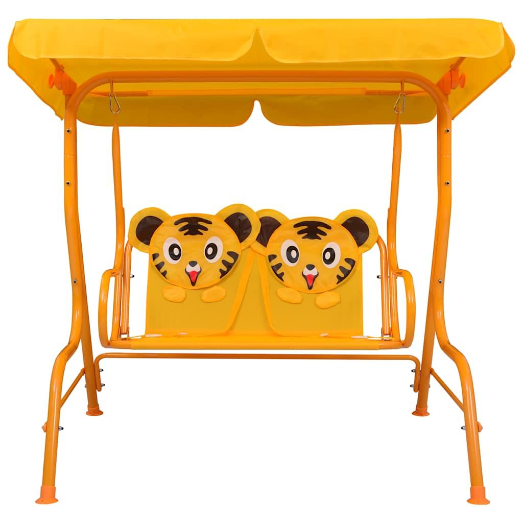 Banco balancín para niños tela 115x75x110 cm